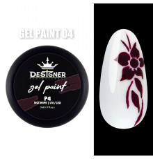Gel Paint (no wipe) Гель-фарба (без липкого шару) Designer Professional, 5мл. №04