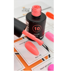 Гель-лак неоновый для ногтей Bee Nails neon gel polish, №10