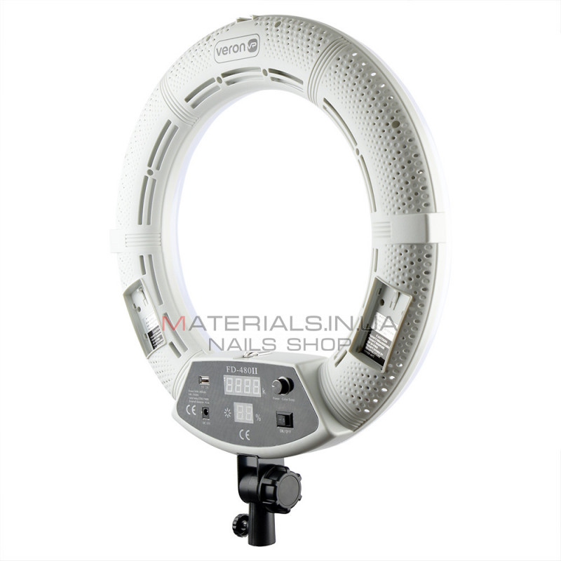 Лампа Кольцевая LED Veron FD-480 II LSD 96W White с зеркалом Лампа Кольцевая LED Veron FD-480 II LSD 96W White с зеркалом