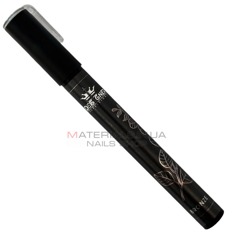 Chrom metal nail pen (Bronze) - ручка для дизайна ногтей Дизайнер Chrom metal nail pen (Bronze) - ручка для дизайна ногтей Дизайнер
