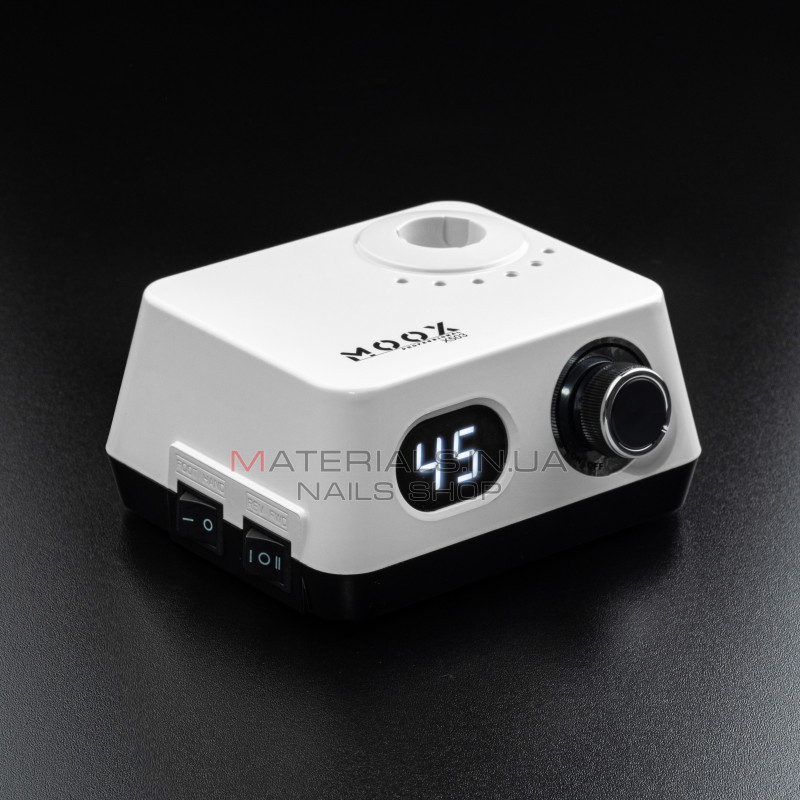 Фрезер Мокс X503 (Білий) на 45 000 об/хв. та 70W. для манікюру та педикюру Фрезер Мокс X503 (Білий) на 45 000 об/хв. та 70W. для манікюру та педикюру