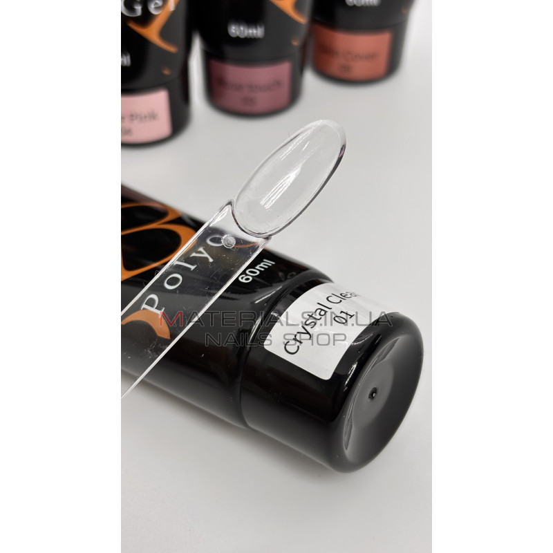 Полігель Bee Nails 60 мл, Crystal Clear, 01 Полігель Bee Nails 60 мл, Crystal Clear, 01