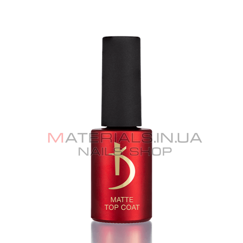 Матовое верхнее покрытие топ/финиш для гель-лака с мерцанием, 7 мл - Matte Top Coat Glitter Kodi professional