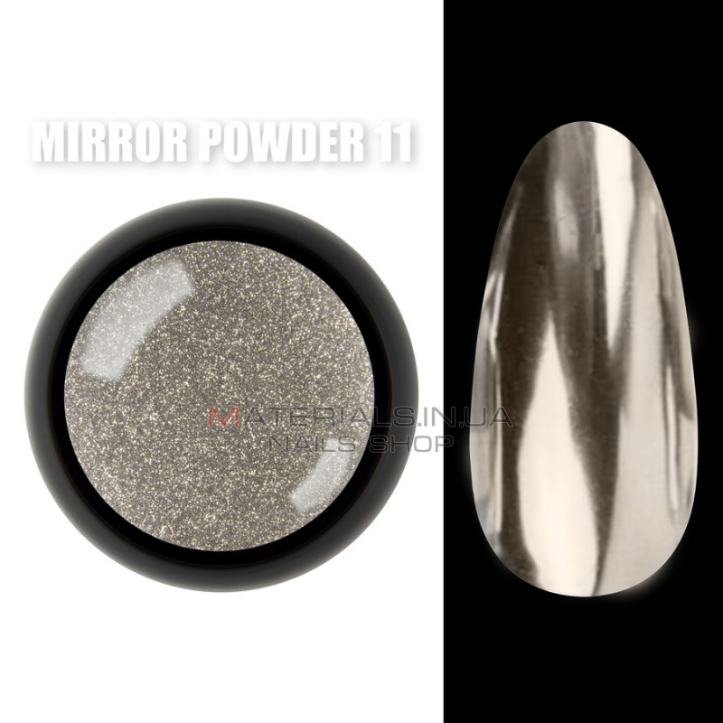 Mirror powder Дзеркальне втирання для дизайну нігтів №11 Mirror powder Дзеркальне втирання для дизайну нігтів №11