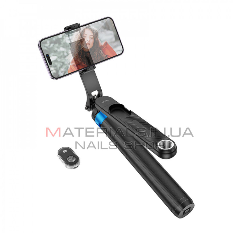 Монопод Tripod Hoco K22, Bluetooth-кнопка, Dual Clamps, 2 світлодіодів, 1,75 м