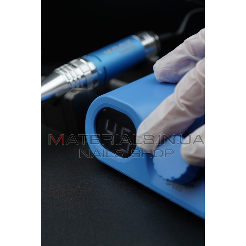 Фрезер Мокс X100 (Sky blue) на 45 000 об/хв. та 70W. для манікюру та педикюру