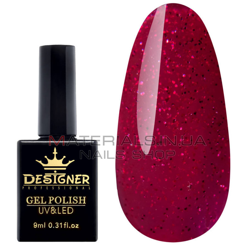Гель-лак Designer Diamond Kingdom - M330 Витончений червоний