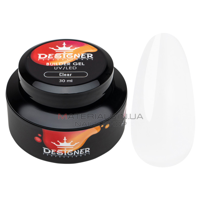 Builder Gel Clear Designer B07, 30мл Builder Gel Clear Designer B07, 30мл