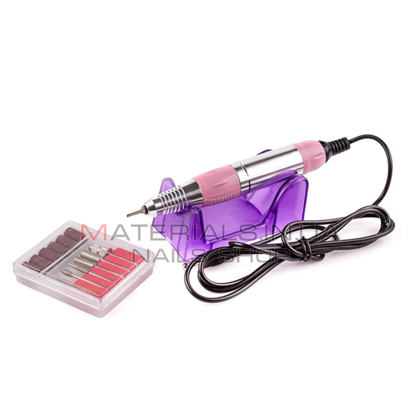 Фрезер для манікюру Nail Drill ZS-603 PRO (DM-208) Pink, 45 Ватт, 35000 об/хв