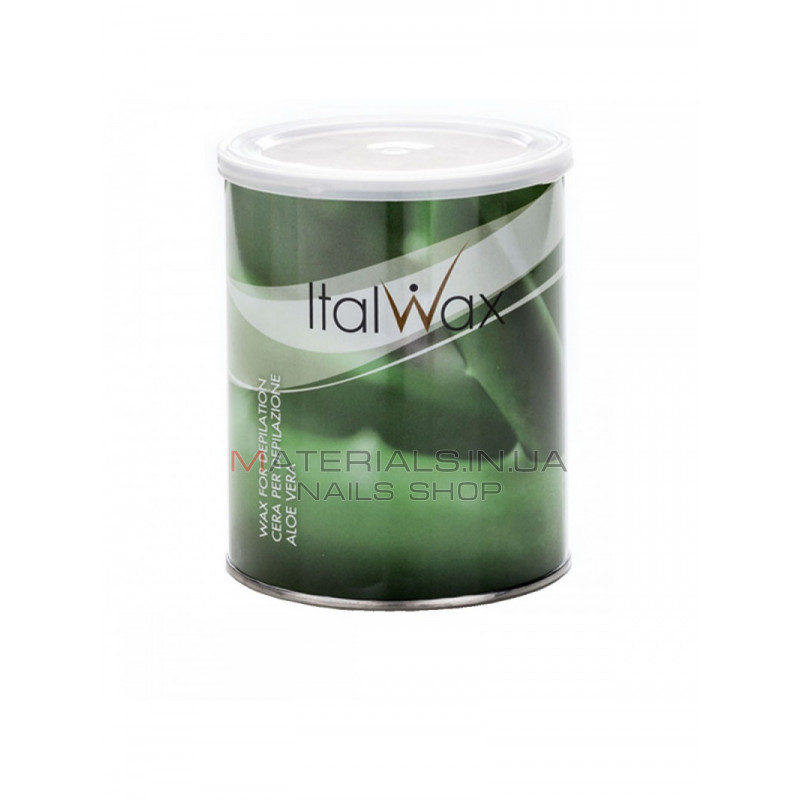 Теплий віск в банці Italwax - Алое, 800 г. Теплий віск в банці Italwax - Алое, 800 г.