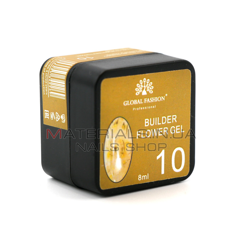 Гель для моделирования ногтей Flower Builder Gel, 8 г 10