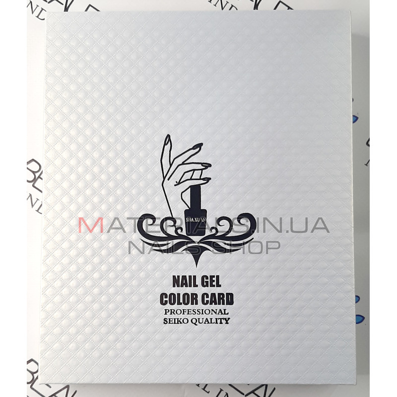 Палітра для гель-лаку на 120 кольорів nail gel color card