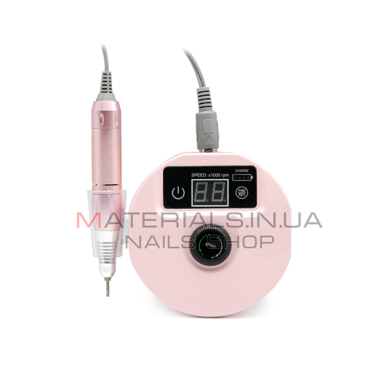 Апарат для манікюру і педикюру ZS-226 pink, на акумуляторі, 35000 об