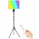 Лампа видеосвет LED RGB PM-36 36x25 cm 352 Lights 3000K-6500K Remote Adapter