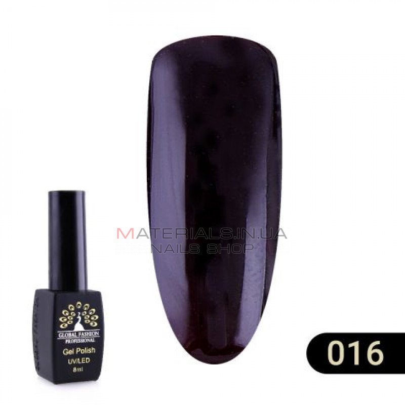 Гель лак BLACK ELITE 016, Global Fashion 8 мл