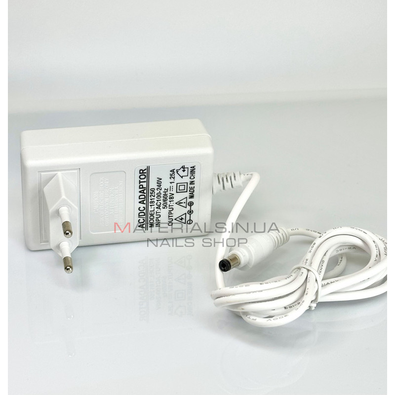 Блок питания адаптер 18V 2A (181250) для бестеневой лампы Led Power Working Lamp 9501 Блок питания адаптер 18V 2A (181250) для бестеневой лампы Led Power Working Lamp 9501