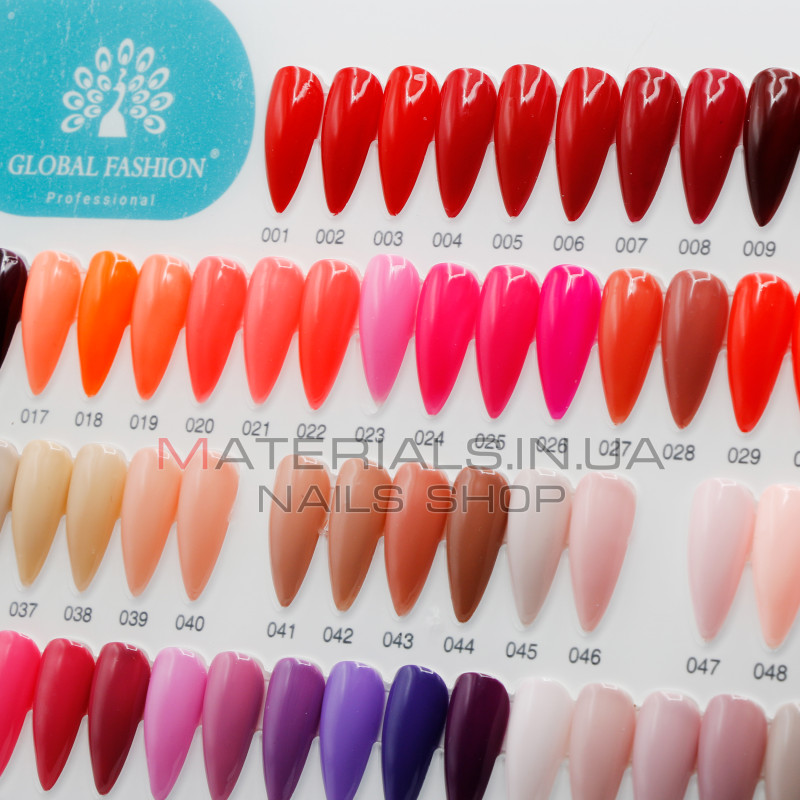 Гель лак Global Fashion, Gel polish 15 ml, 09