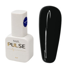 Гель-лак NAIL PULSE Gel Polish №66, 8 мл чорний