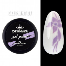 Gel Paint (no wipe) Гель-фарба (без липкого шару) Designer Professional, 5мл. №07