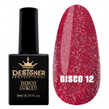 Светоотражающий гель-лак Disco Gel Polish Designer, 9 мл. №12