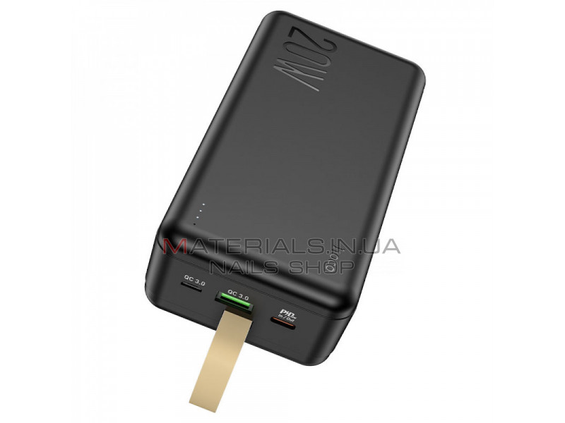 Power Bank 30000 mAh | PD20W+QC3.0 — Hoco J87B — Black