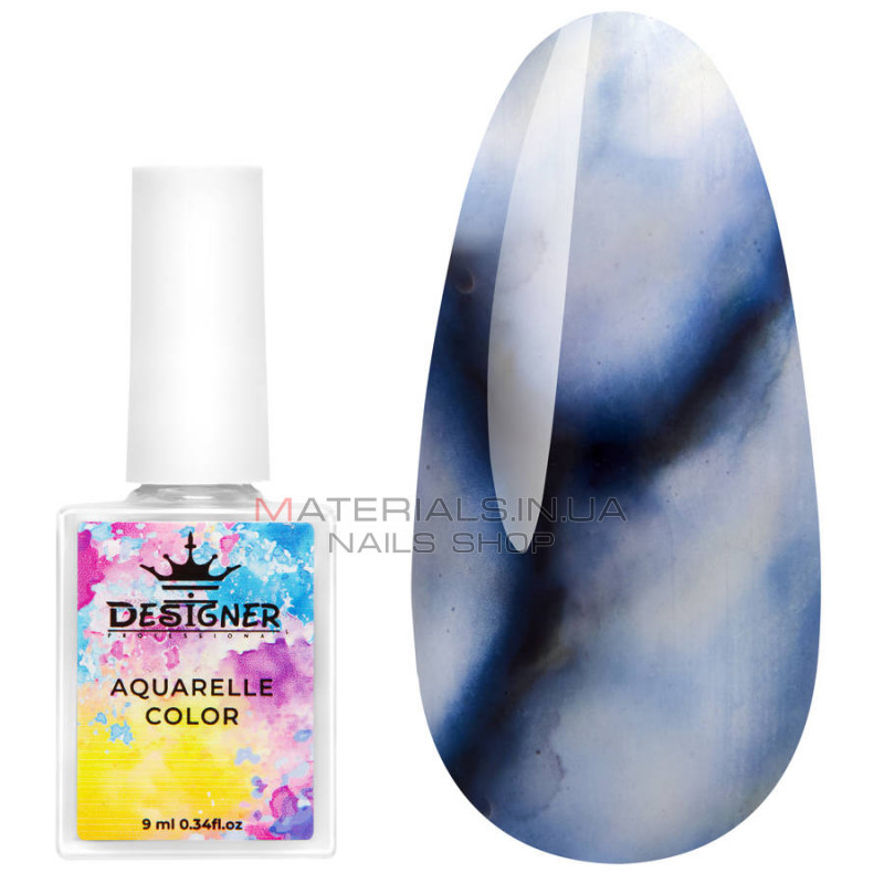 Aquarelle Color Designer №12 акварельні краплі для дизайну нігтів, 9 мл Aquarelle Color Designer №12 акварельні краплі для дизайну нігтів, 9 мл