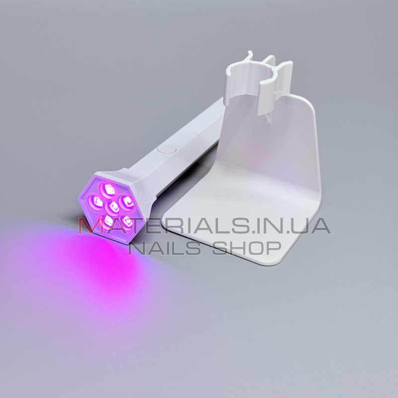 Портативна LED-UV лампа для манікюру YZ04, акумуляторна, 18W, Type-C