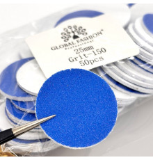 Сменные файлы для аппаратного педикюра (25мм 150грит 50шт) blue