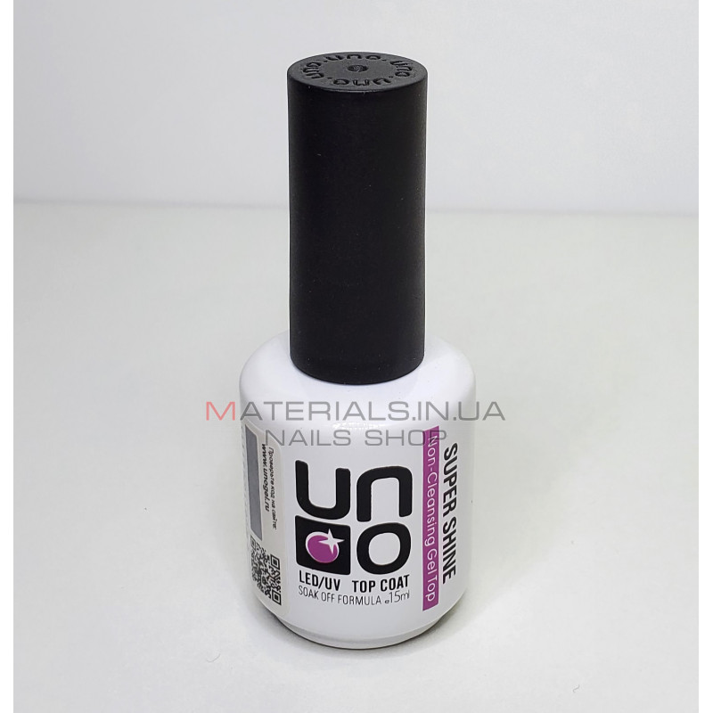 UNO Top SUPER SHINE (верхнє покриття без липкого шару), 15 мл