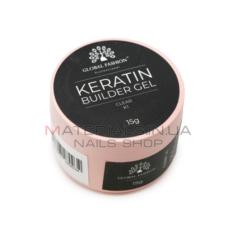KERATIN BUILDER GEL, Global Fashion, 15 g, K1