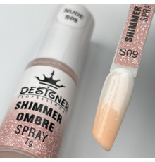 Shimmer Ombre Spray (7 г.) S09 - спрей пудра з шимером Дизайнер для створення омбре на нігтях