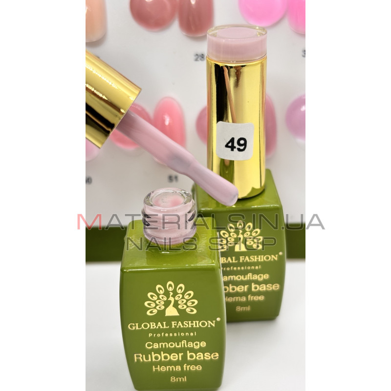 Camouflage rubber base Hema free Global, №49, 8 мл
