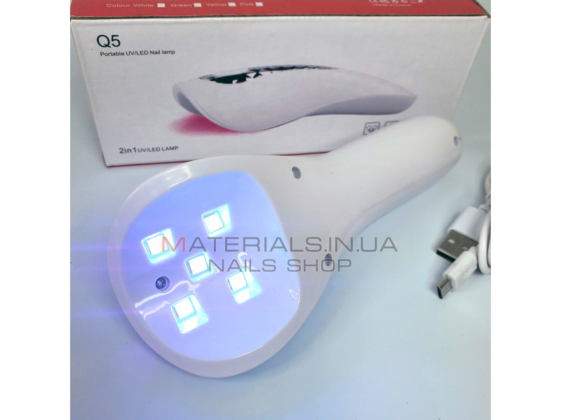 Портативная LEDUV лампа на аккумуляторе Q5 18 Вт
