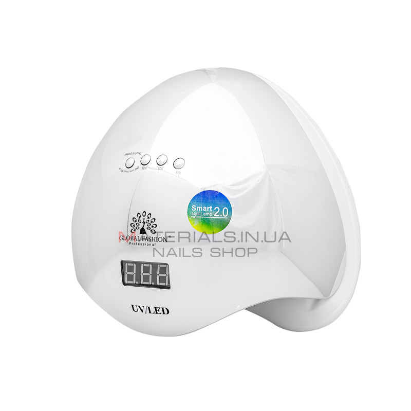 Лампа для нігтів LED/UV 72Вт, Silver, Global Fashion L-1100 Лампа для нігтів LED/UV 72Вт, Silver, Global Fashion L-1100