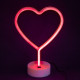 Ночной светильник — Neon Lamp series — Heart Red