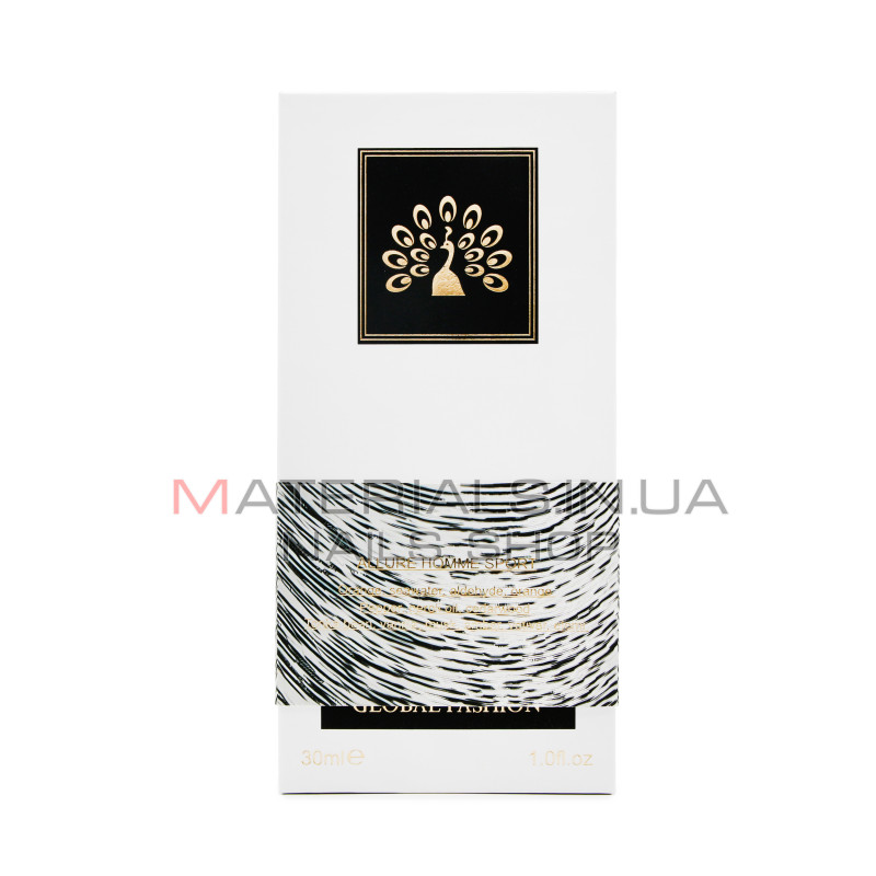 Туалетна вода Global Fashion, 30 ml, Eau de parfum for Homme, Alure Homme Sport