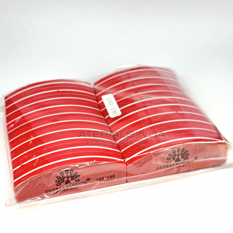 Баф mini Global місяць, 100/180 (упаковка - 20шт) Баф mini Global місяць, 100/180 (упаковка - 20шт)