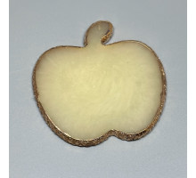 Декоративная подставка яблоко, Yellow