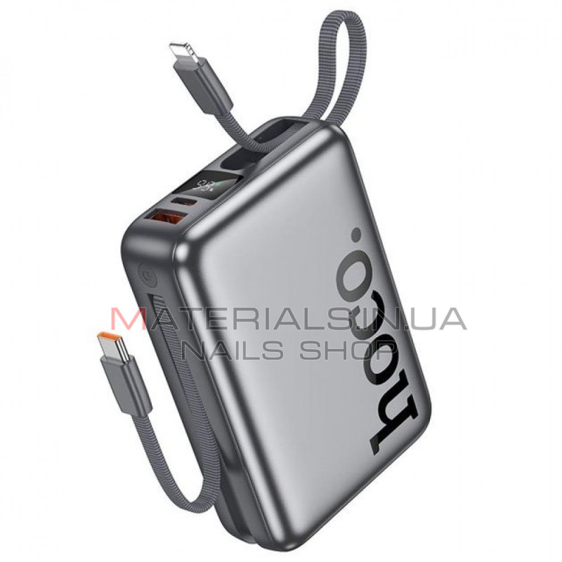Power Bank 20000 mAh | 22.5W+PD20W — Hoco Q39 — Metal Grey