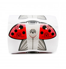 Форми одноразові (300 шт. в рулоні) 'Сонечко' (паперове) для моделювання та нарощування нігтів