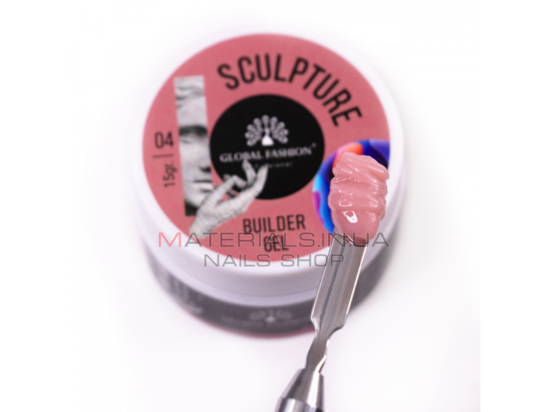 Скульптурний гель SCULPTURE BUILDER GEL 15 гр, NUDE №04