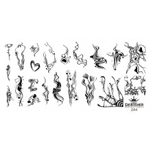 Диск для стемпінгу Designer металевий (12x6 см) №244