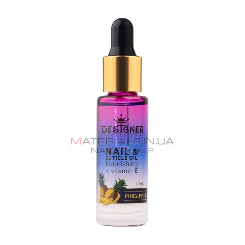 Масло для кутикулы 10 мл. (Ананас №1) - Nail&Cuticle oil от Дизайнер Масло для кутикулы 10 мл. (Ананас №1) - Nail&Cuticle oil от Дизайнер