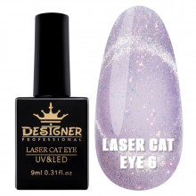 Гель-лак Laser Cat Eye №6, 9 мл., Дизайнер (Котяче око)