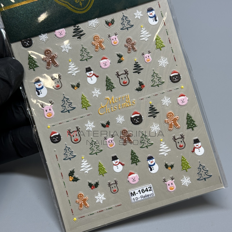 Наклейки Nail Sticker M-1642 Наклейки Nail Sticker M-1642