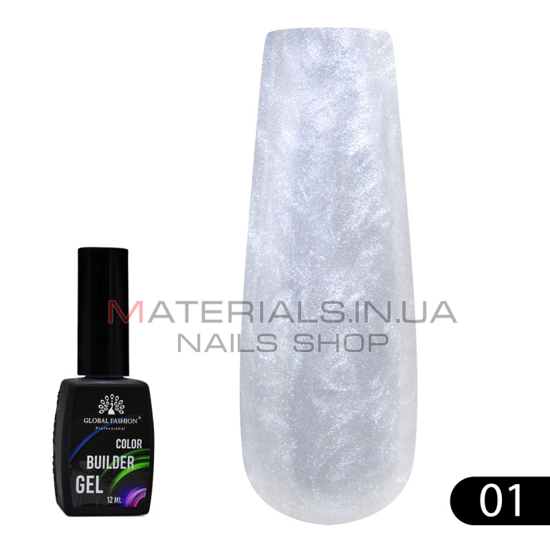Кольоровий гель для нігтів Color Builder Gel 12 мл, 01