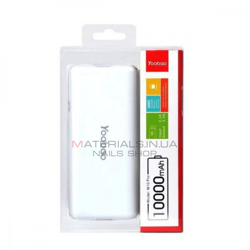 Power Bank 10000 mAh Yoobao M10 — White