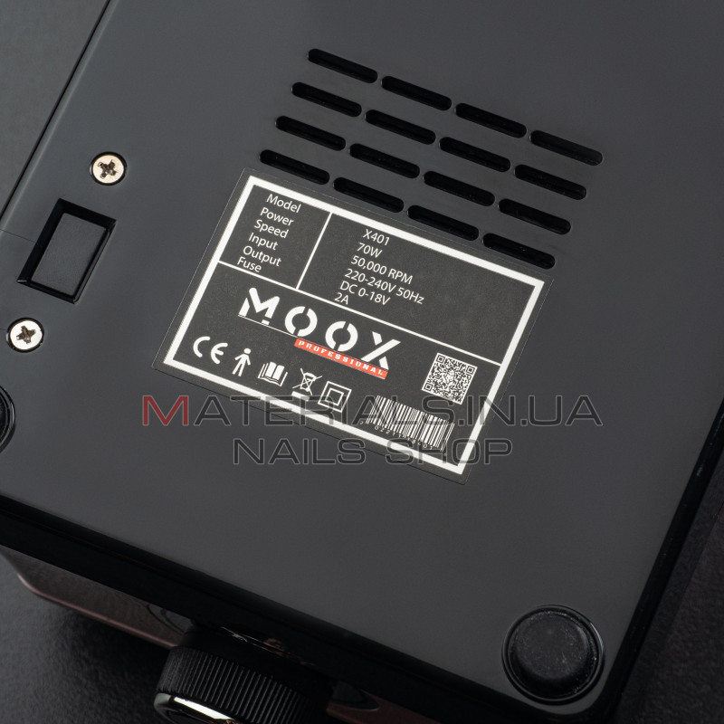 Фрезер Мокс X401 (Рожевий) на 50 000 об/хв. та 70W. для манікюру та педикюру