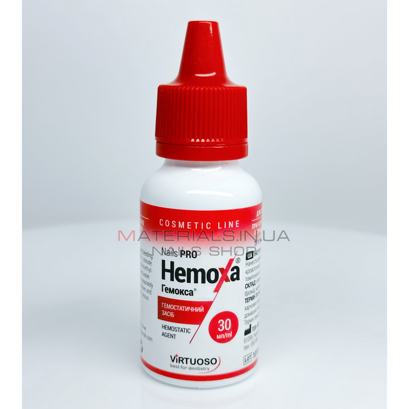 Кровоспинний засіб Hemoxa Гемокса, 30 мл Кровоспинний засіб Hemoxa Гемокса, 30 мл