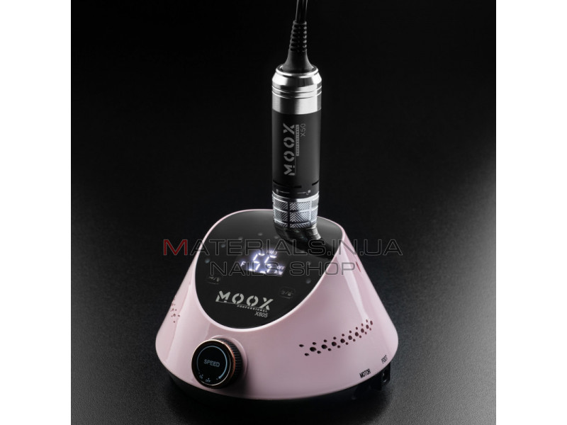 Фрезер Мокс X805 (Pink) на 55 000 об/хв. та 80W. для манікюру та педикюру